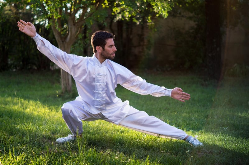 Tai Chi Meditation at Sunset